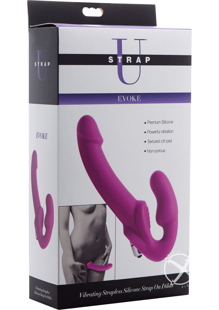 Strap U Vibe Strapless Silic Dildo Pink