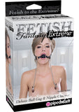 Ff Extreme Delux Ball Gag And Nipple Clamp