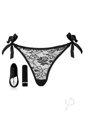 Sensuelle Pleasure Panty R/C Bullet Bk