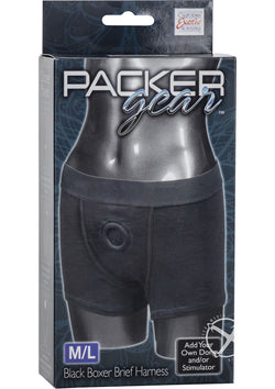 Packer Gear Black Boxer Harness M/L