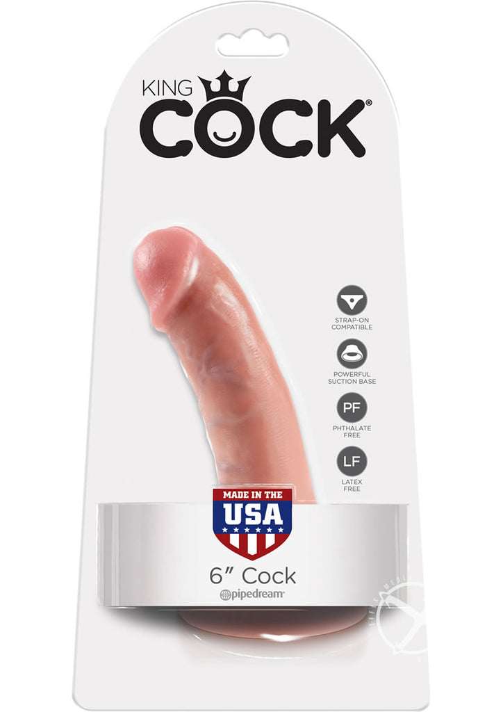 King Cock Realistic Flesh 6 Inch