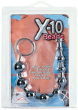 X-10 Beads-Black Anal Beads