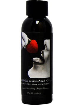 Edible Massage Oil Strawberry 2Oz