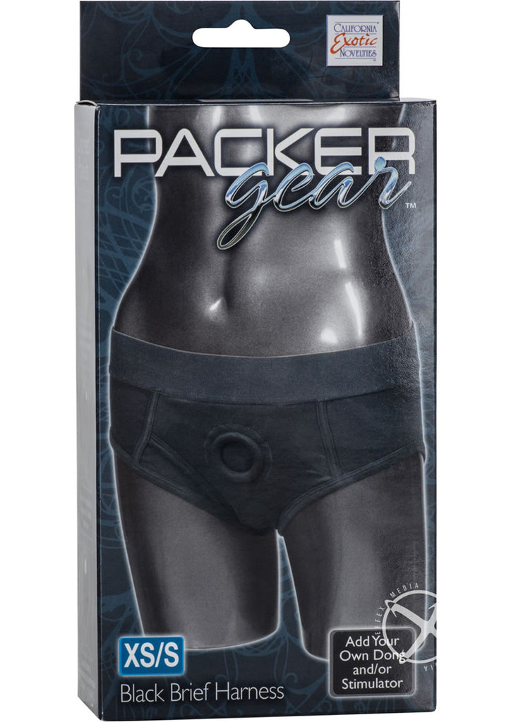 Packer Gear Black Brief Harness Xs/S