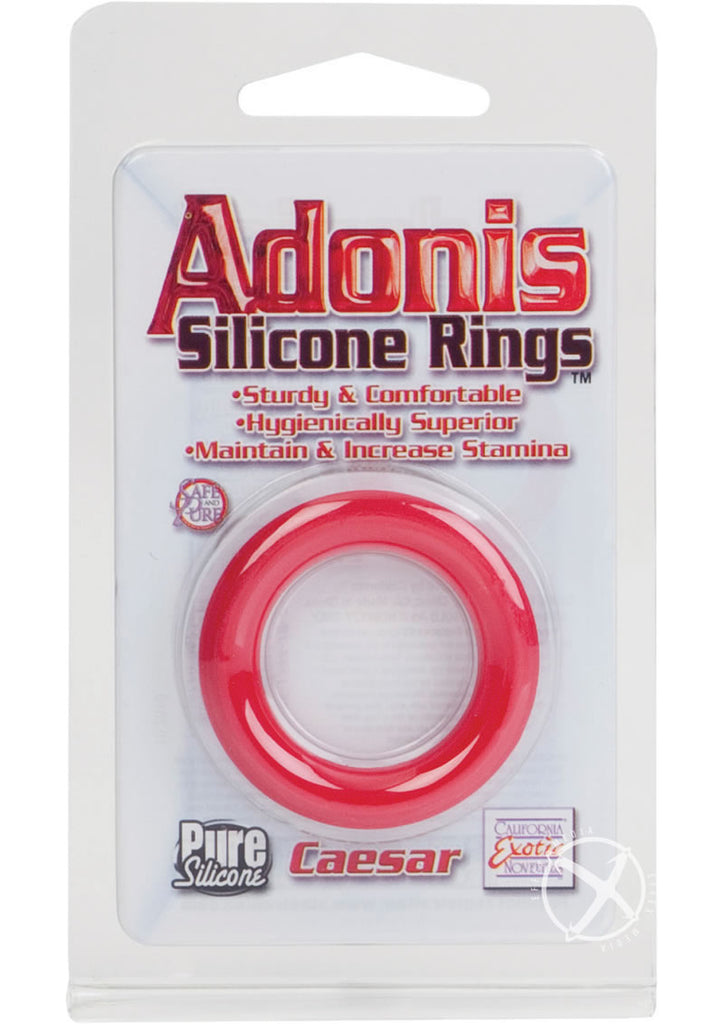 Adonis Silicone Rings Cesar Red