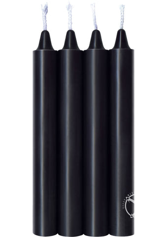 The 9 Warm Drip Candles Jet Black