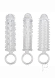 Textured Extension Set 3Pc Clear