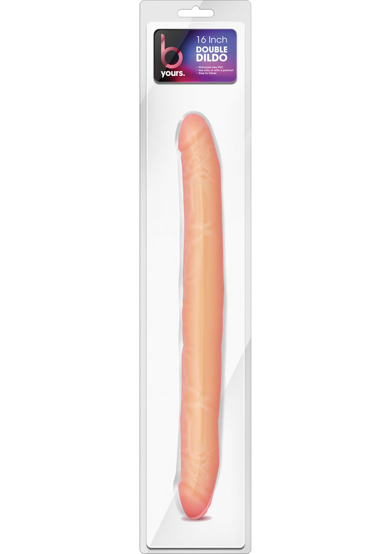 16`` Double Dildo Beige