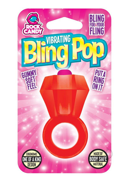 Rock Candy Bling Pop Ring Red