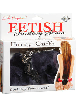 Ff Furry Cuffs Black