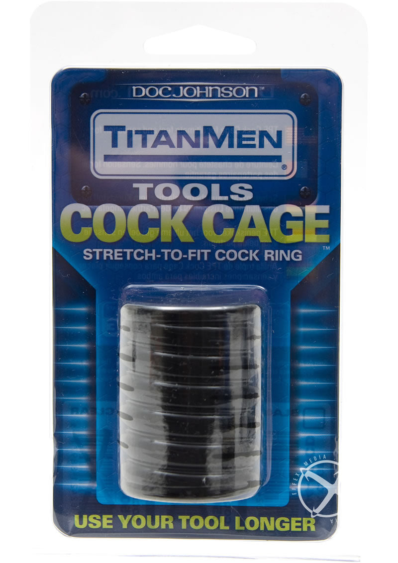 Titanmen Cock Cage Black