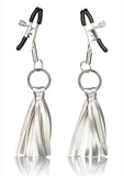 Nipple Play Tassels Nipple Clamp Silver