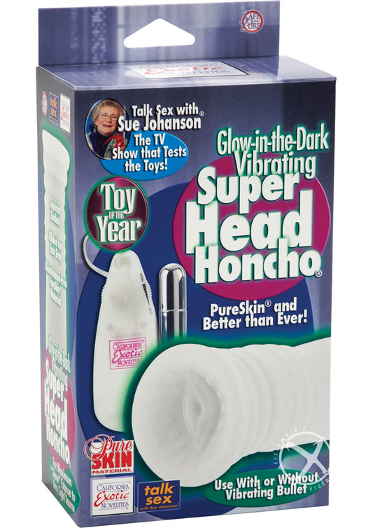 Glow In The Dark Vibe Super Head Honcho White