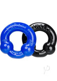 ULTRABALLS 2PK CRING BLK AND POLICE BLUE