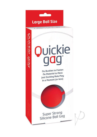 Quickie Ball Gag Large Red