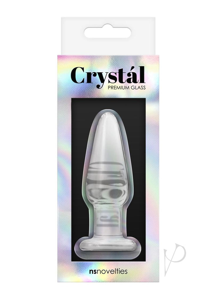 Crystal Tapered Plug Small Clear