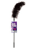 Ostrich Feather Black Tickler