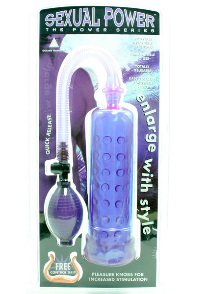 Sexual Power Pump W/Grip Laven