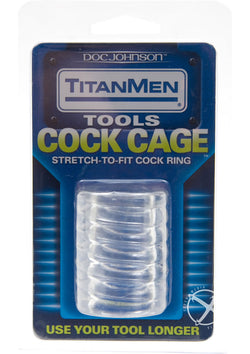 Titanmen Cock Cage Clear