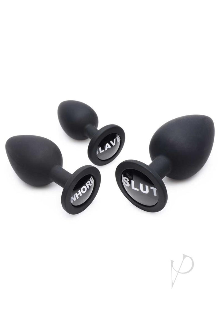 Ms Dirty Words 3Pc Plug Set