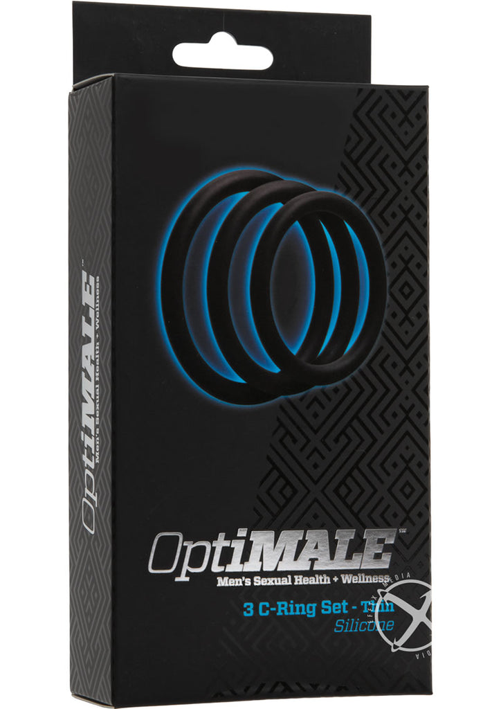 Optimale 3 C-Ring Thin Set Black