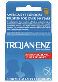 Trojan Enz W/Spermicidal 3`S