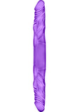 14" Double Dildo Purple