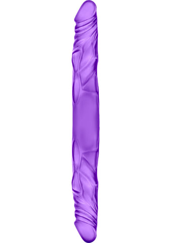 14" Double Dildo Purple