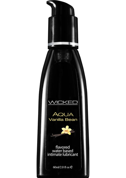 Wicked Aqua Vanilla Bean Lube 2Oz