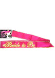 Bride To Be Gitd Sash Hot Pink