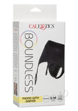 Boundless Thong Garter S/M Black