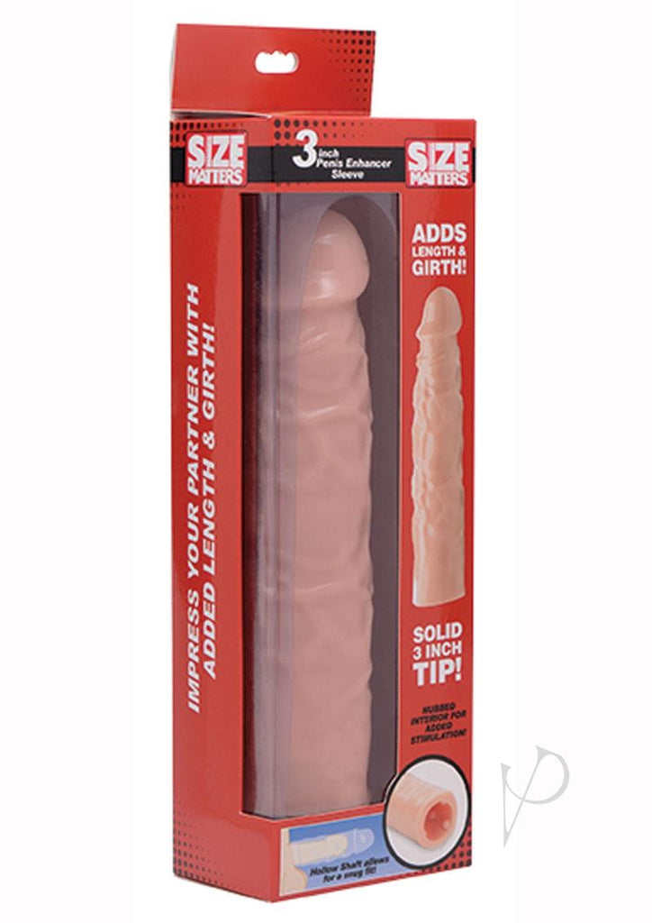 Size Matters Penis Sleeve Enhance 3 Fle