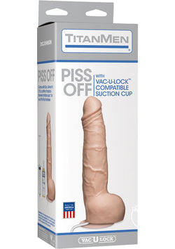 Titanmen Piss Off Vaculock Dildo Vanilla