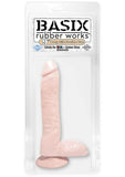 Basix 9 Dong W/Suction Flesh