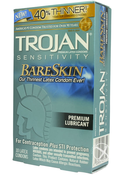 Trojan Sensitivity Bare Skin 10`S