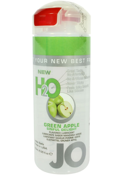 Jo H2O Flavored Lube Green Apple 4Oz