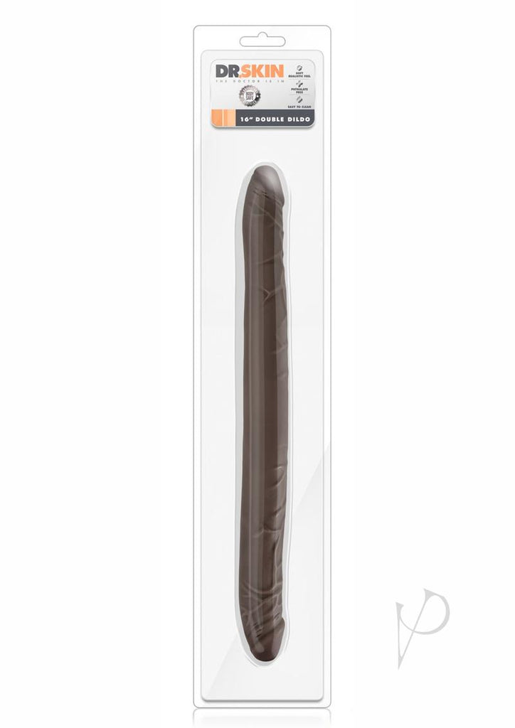 Dr Skin Double Dildo 16 Chocolate