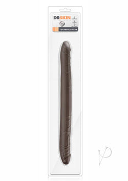 Dr Skin Double Dildo 16 Chocolate