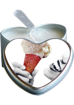 Edible Heart Candle Vanilla