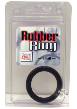 Rubber Cock Ring Small Black