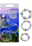 Silicone Island Rings-Clear