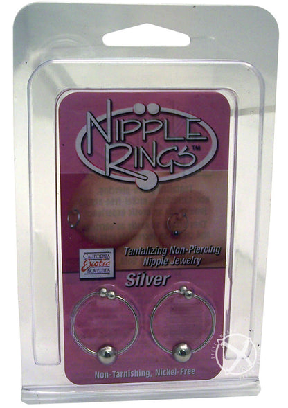 Nipple Rings Silver