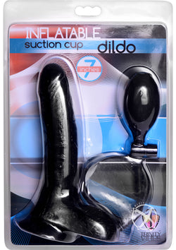 Tv Inflatable Suction Cup Dildo Black