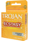 Trojan Ecstasy Utlra Ribbed 3`S