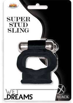 Wet Dreams Super Stud Sling Black