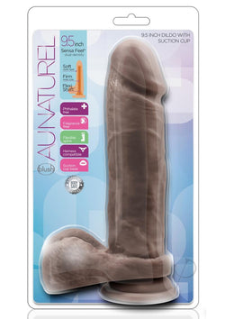 Au Naturel Dildo With Suction 9.5 Choco