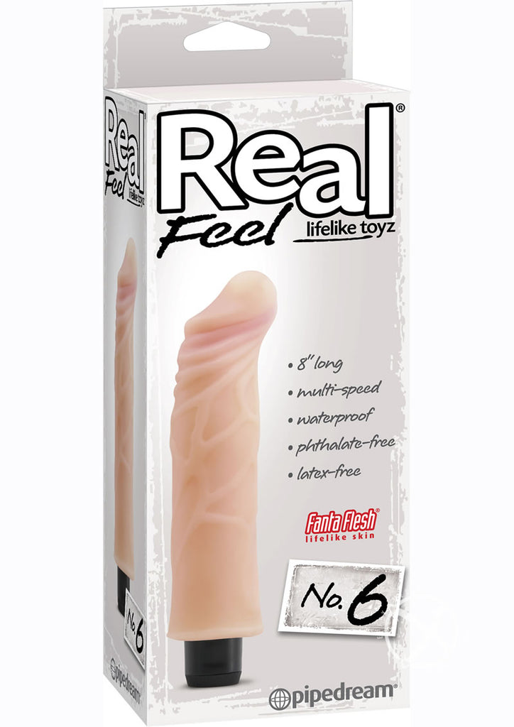 Real Feel No. 6  Vibrator 7.5"