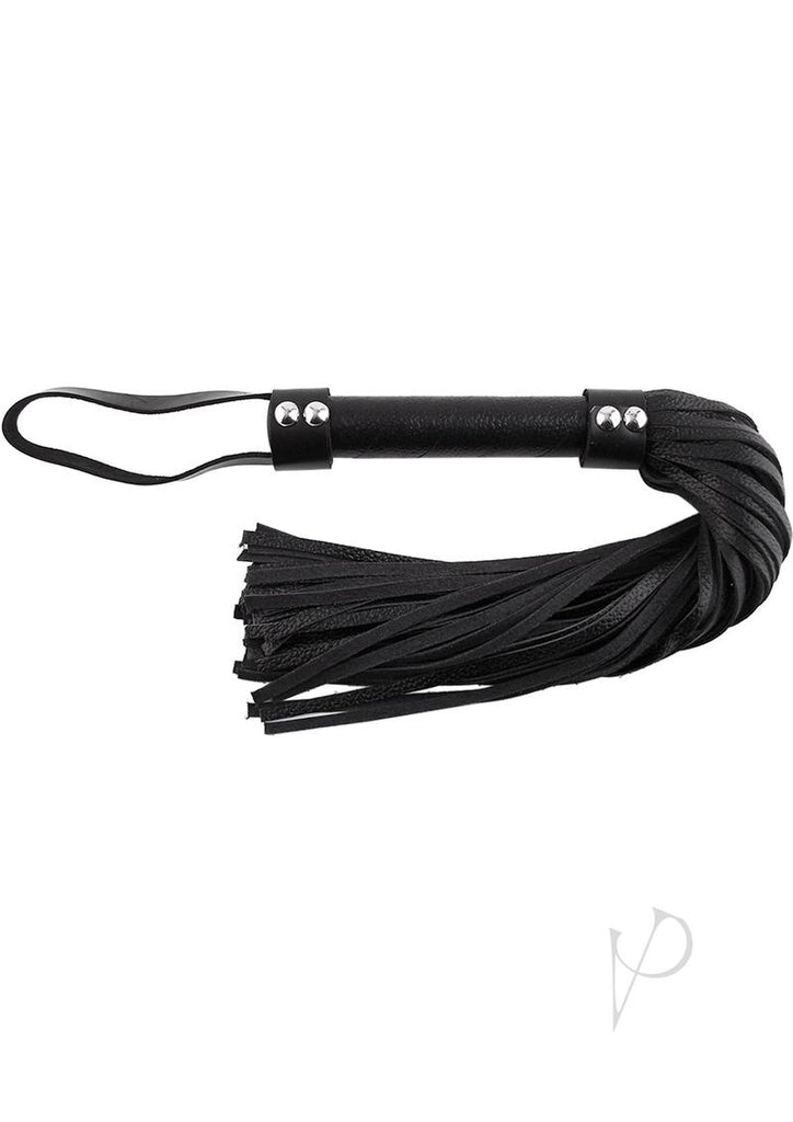 Rouge Short Leather Flogger Blk