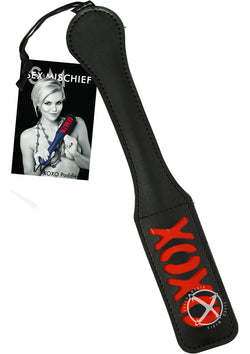 Sex And Mischief Xoxo Paddle Black