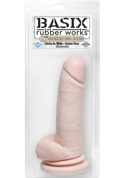 Basix 8 Suction Cup Dong Flesh